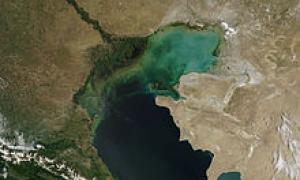 Каспийское море, карта Какое море глубже балтийское или каспийское